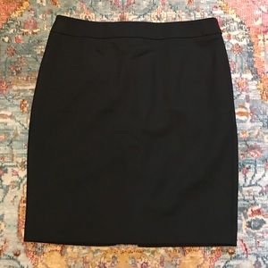Loft Petites Black Skirt